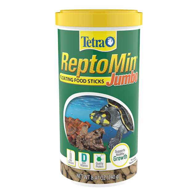 Tetra Reptomin Jumbo Floating Soft Stick Food Formulated For Larger Aquatic  Turtles, 8.47 oz.