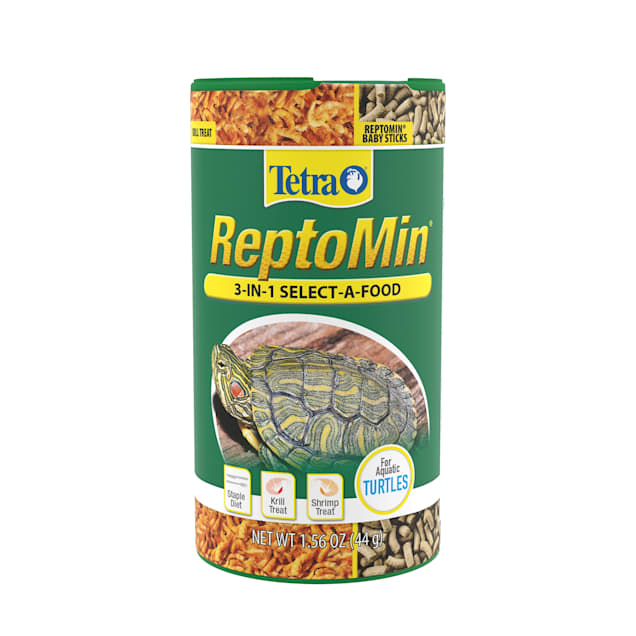 Tetra Reptomin 3-In-1 Select-A-Food and Treats Formulated For Aquatic  Turtles, 1.56 oz.