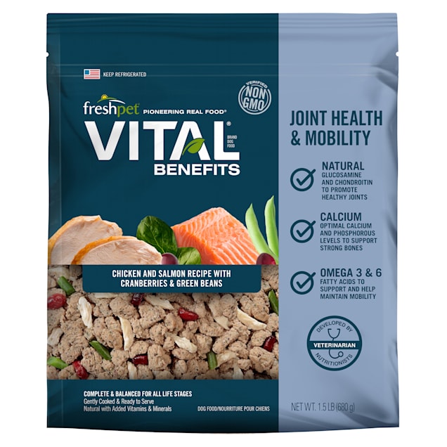 Freshpet Vital Benefits Joint Health Mobility Healthy Natural Dog Food 1.5 lbs