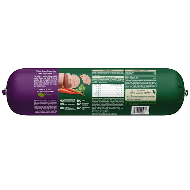 Freshpet Vital Balanced Nutrition Turkey and Whole Grain Fresh Dog Food 6 lbs