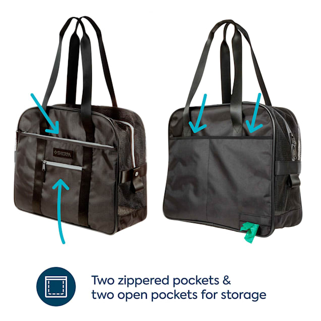 Sherpa tote around town top