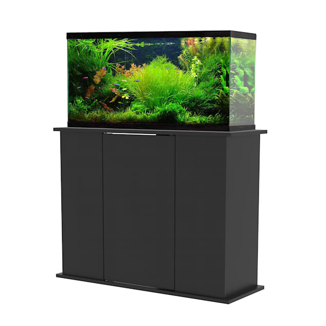 Aquatic Fundamentals Black 30/45 Gallon Wood Aquarium Stand