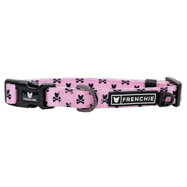 Frenchie Comfort Collar, Bad to the Bone Pink, One Size Fits All - Carousel image #1