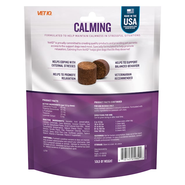 VetIQ Calming Soft Chews 60 Count