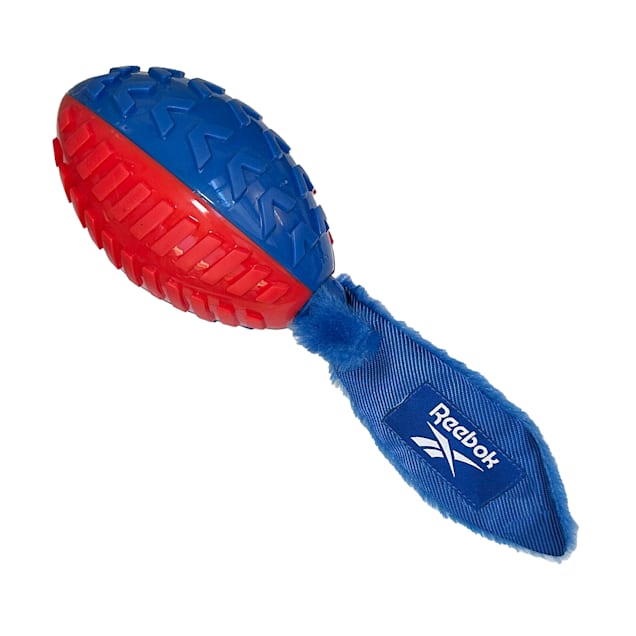 Dog toy store ball with tail