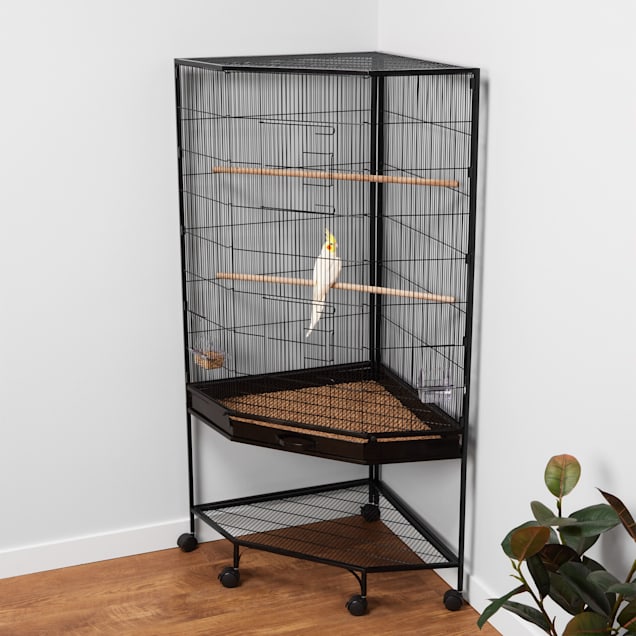 You Me Cockatiel Corner Cage 36.5 L x 24 W x 39.25 H