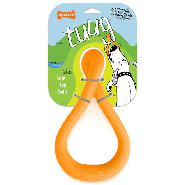 Nylabone Orange Creative Play TUUG Interactive Dog Toys, Large Petco