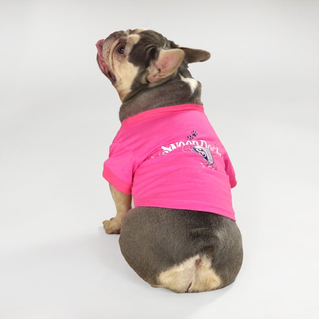 Snoop Doggie Doggs Pink Boss Lady Deluxe Pet T Shirt X Small