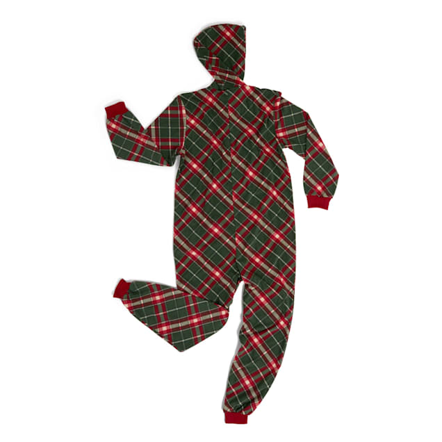 Green plaid onesie deals