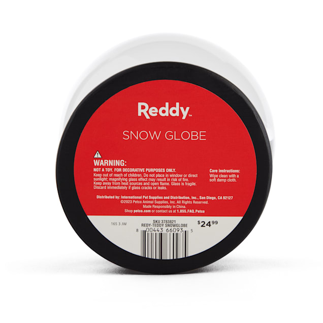 Reddy Teddy Snowglobe for Dogs Petco