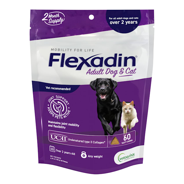 Vetoquinol Flexadin 4 Life Undenatured Type II Collagen Adult Dog & Cat
