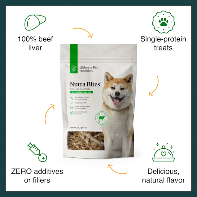  360 Pet Nutrition Freeze Dried Bison Liver Raw Single  Ingredient Treats, Made in The USA, 4 Ounce (Bison Liver) : Pet Supplies