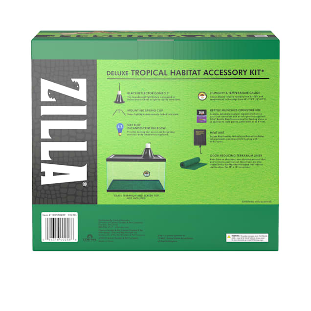Zilla Tropical Habitat Accessory Kit 10 Gallon Petco
