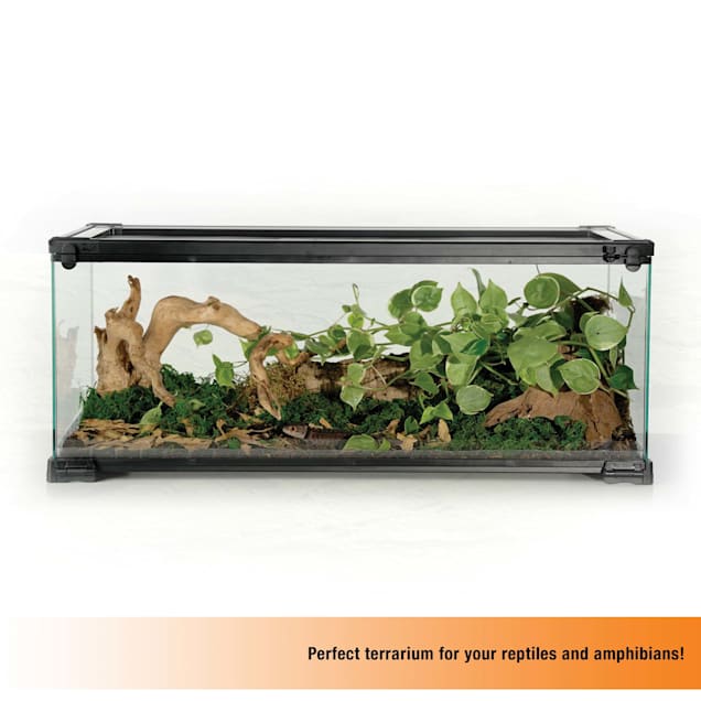 Zilla Quickbuild Terrarium with Easy Clean Bedding Tray 10 Gallon