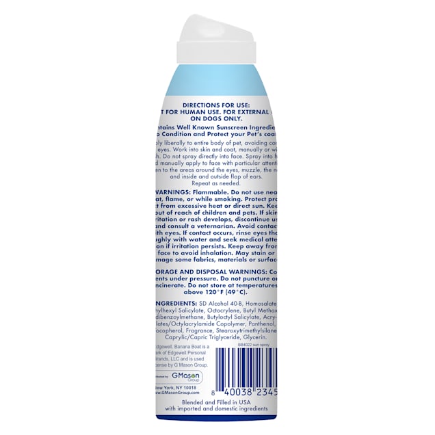 Petco dog sunscreen top