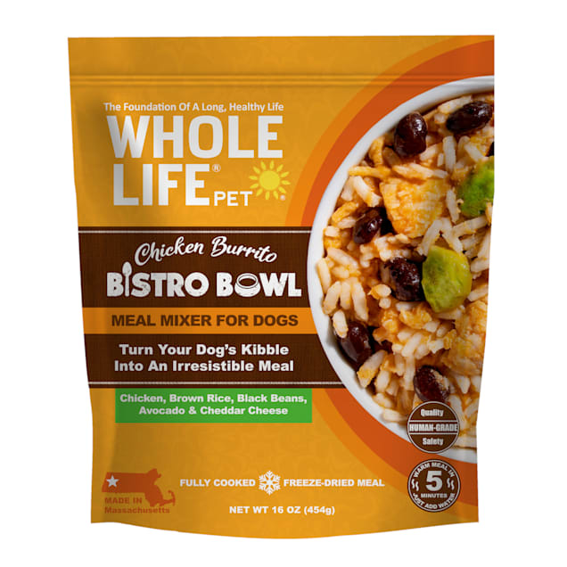 Whole Life Chicken Burrito Dog Meal Mixer & Topper 16 oz