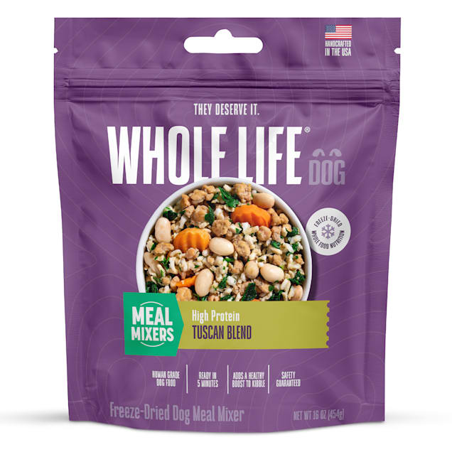 Whole Life Pet Bistro Bowls Tuscan Blend Freeze Dried Meal Mixer For Dogs 16 oz. Petco