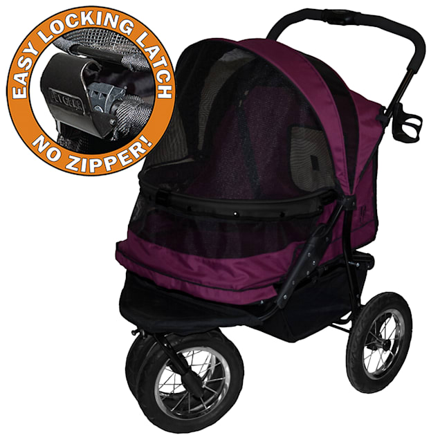 Pet Gear No-Zip NV Pet Stroller for Cats/Dogs, Easy Entry, Gel-Filled  Tires, Plush Pad, Cover Incl. & Reviews