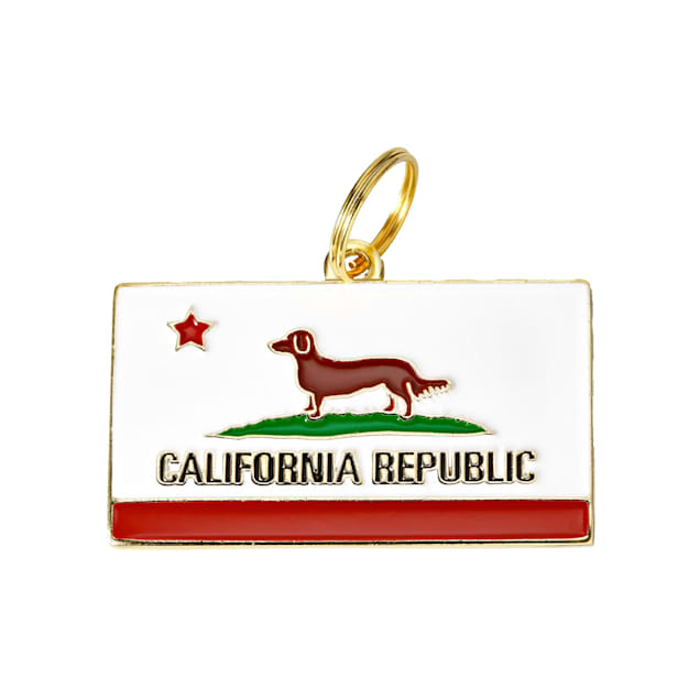 Two Tails Pet Company California Republic Pet ID Tag Petco