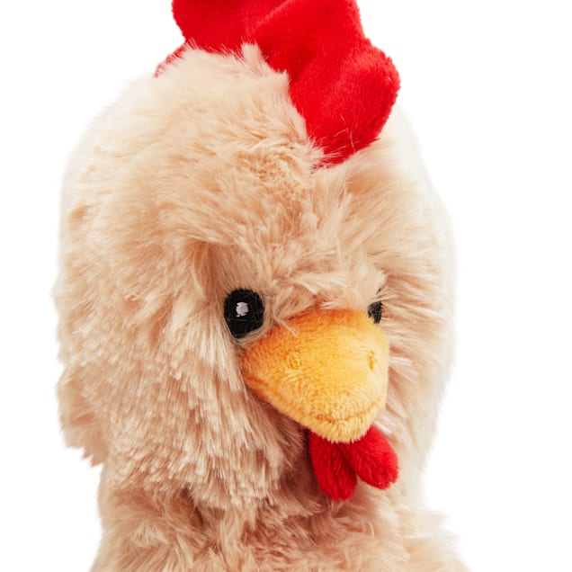 Plush chicken hotsell dog toy