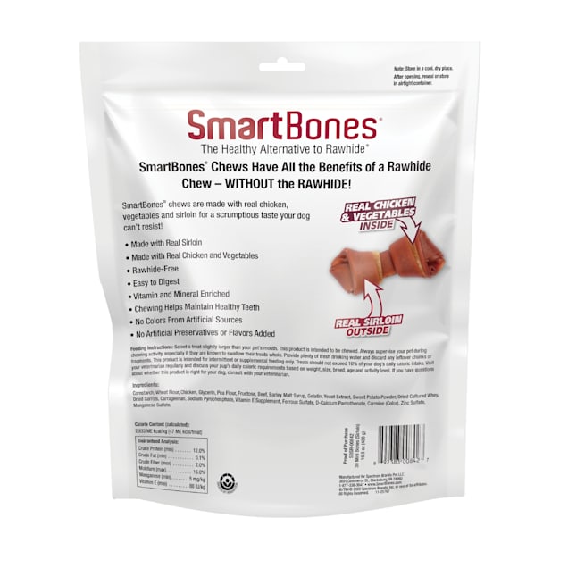 SmartBones Real Sirloin Mini Chews