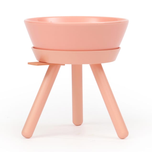 Pets So Good Pink Oreo Tall Dog Table, 5.6" L X 5.6" W X 5.9" H - Carousel image #1