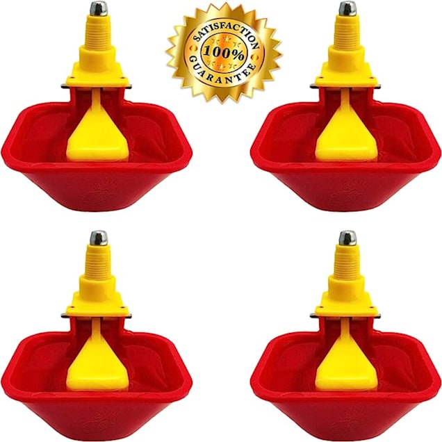 Backyard Barnyard Vertical No-Peck Poultry Drinker, 1.5" L X 2" W X 2" H, Pack of 4 - Carousel image #1