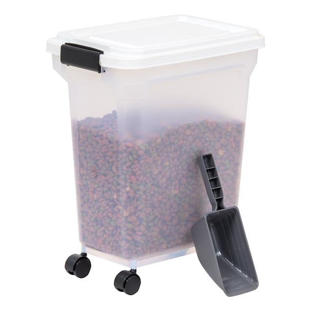 Iris White Airtight Food Storage Container with Scoop 276 Cups