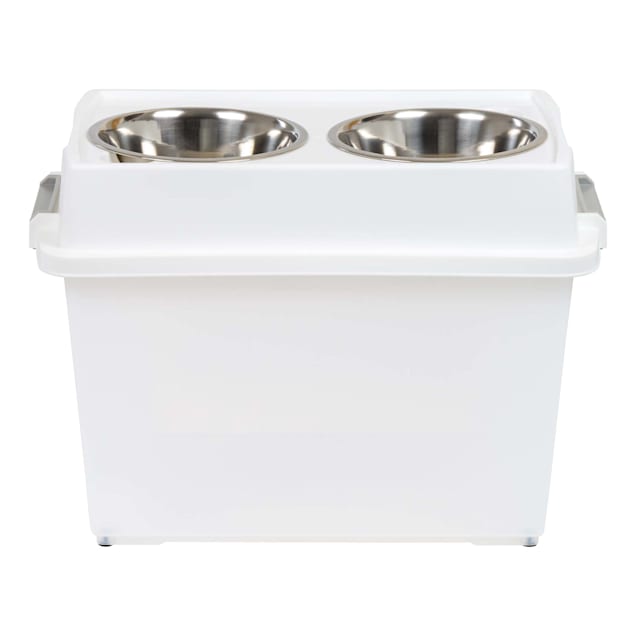 Elevated Dog Bowls with Storage