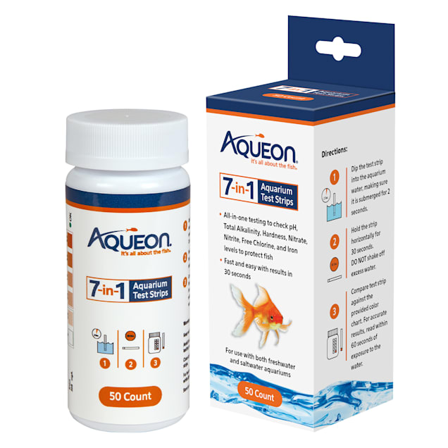 Aqueon 7 in 1 Test Strips Count of 50
