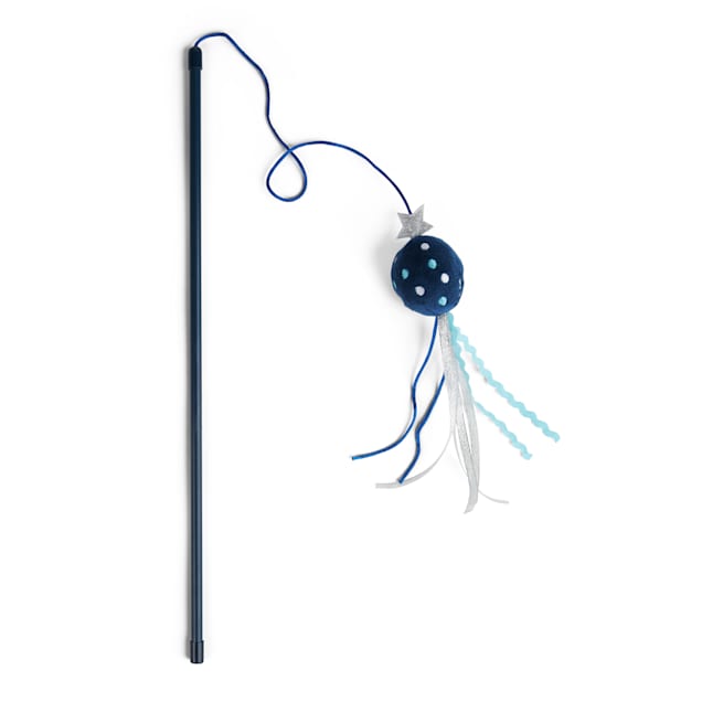 Disco ball cat toy top