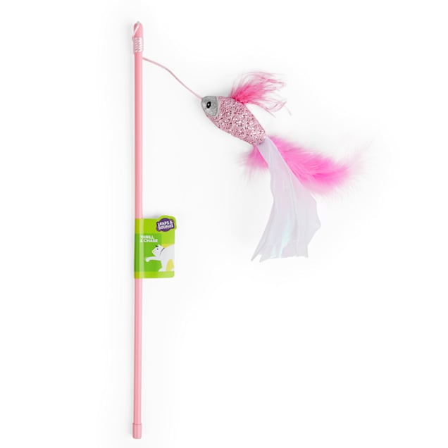 Leaps & Bounds Fish Cat Teaser Toy, Large | Petco