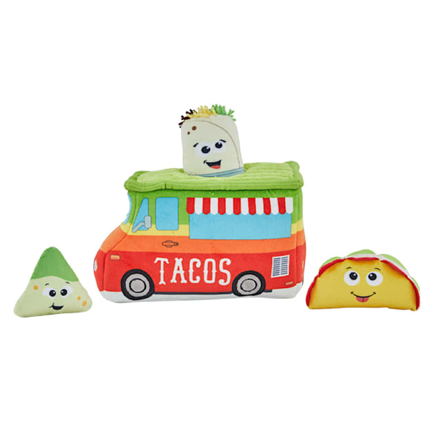 Outward Hound Hide A Taco Plush Dog Toy Puzzle, Medium - Carousel image #1
