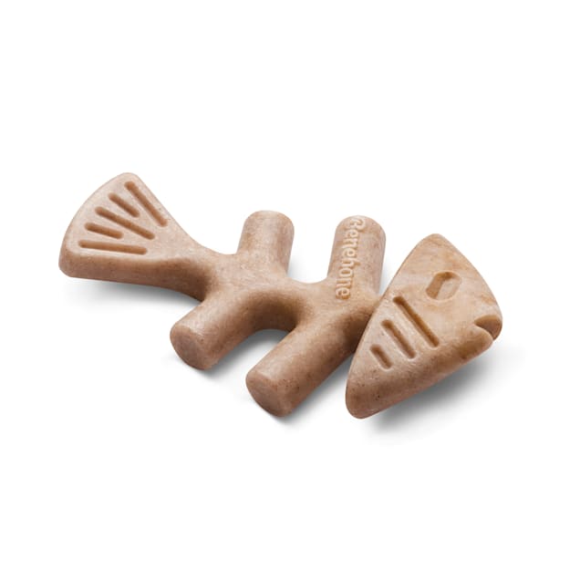 Benebone Fishbone Puppy Chew Toys Small Pack of 2 Petco