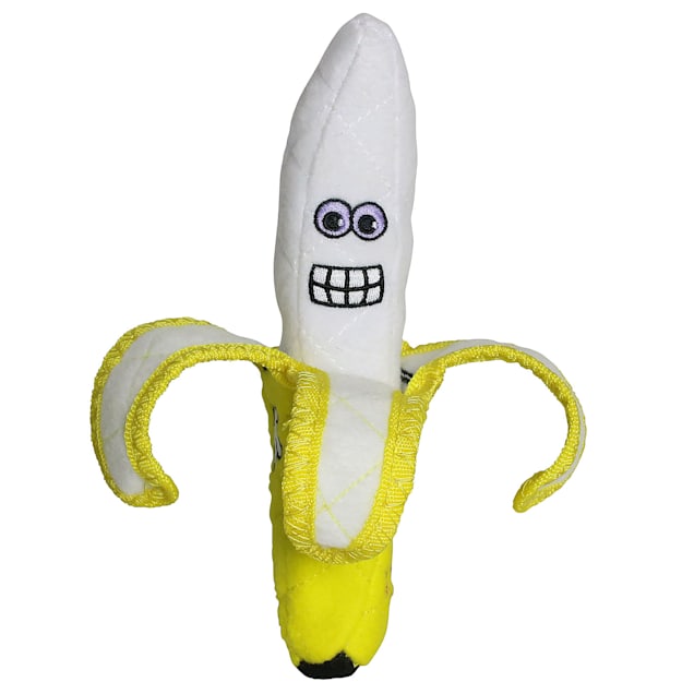 Tuffy Funny Food Banana Dog Toy