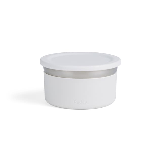 Reddy White On-the-Go Dog Bowl Set, 3 Cups | Petco