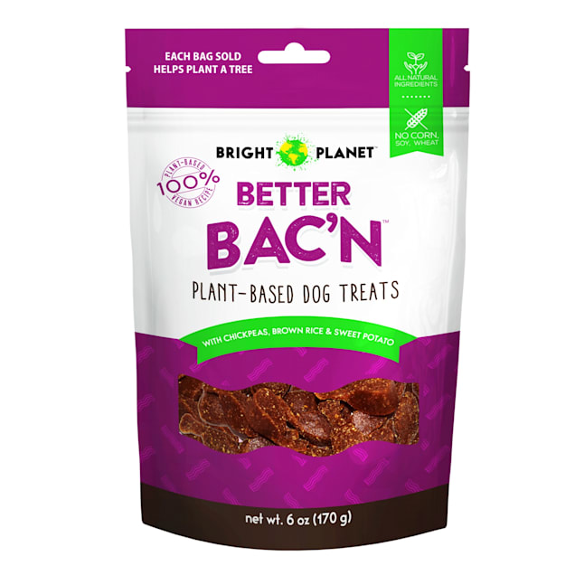 Bright Planet Pet Better Bac'n Plant-Based Dog Treats, 6 oz. - Carousel image #1