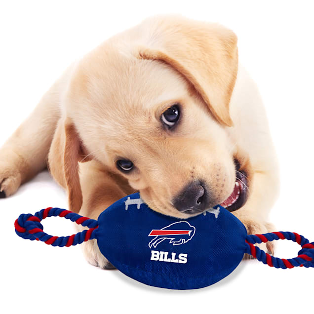 Pets First Buffalo Bills Nylon Football Rope Dog Toy, Large