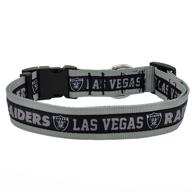 Las Vegas Raiders Small 9.5 - 13 Inch Dog Collar