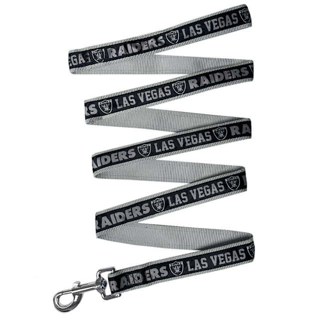 Pets First Las Vegas Raiders Satin Dog Leash, Small, 6 ft. - Carousel image #1