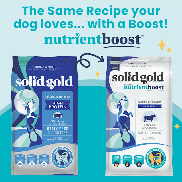 Barking at the sale moon dog food