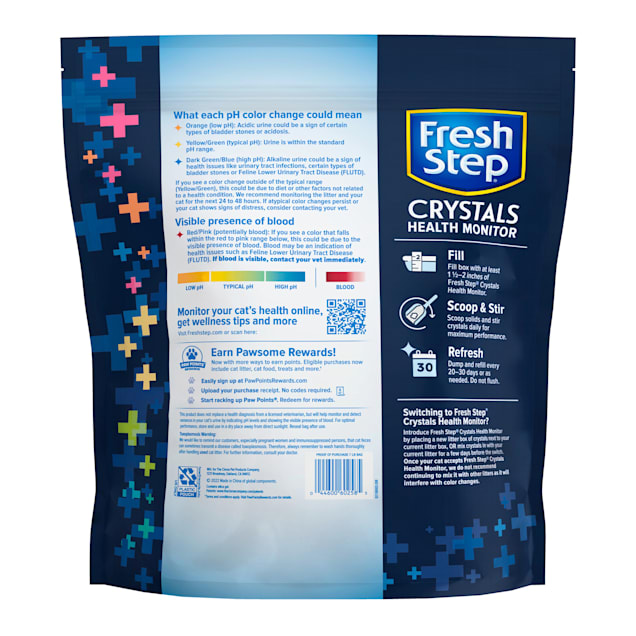 Fresh step crystal litter shop