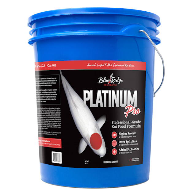 Blue Ridge Fish Hatchery Koi and Goldfish Platinum Pro 14 lbs