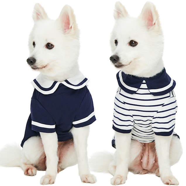 Dog sailor top suit