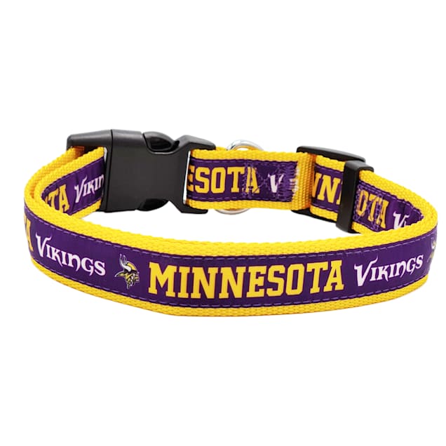 Minnesota vikings dog collar hotsell
