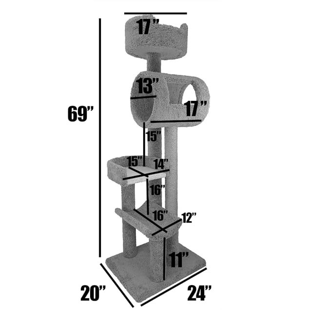 Haviland climbing tower cat condo top