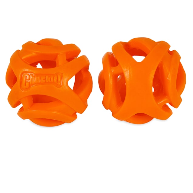 Chuckit Air Fetch Ball Breathe Easy Rubber Fetch Ball Dog Toy Medium Pack of 2 Petco