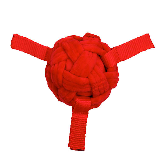 Playology Puppy Hide and Seek Ball Beef Dog Toy, Large - Carousel image #1