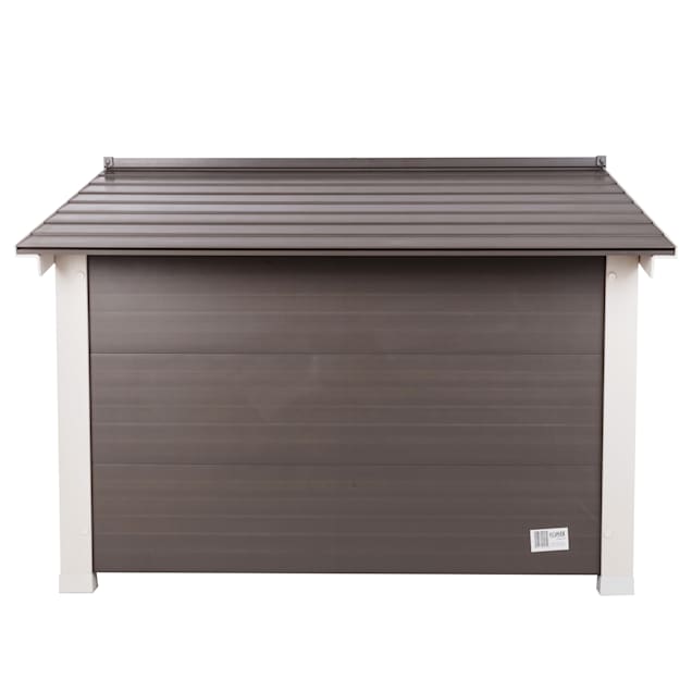 New Age Pet XL ThermoCore Eco Friendly Dog House Gray White