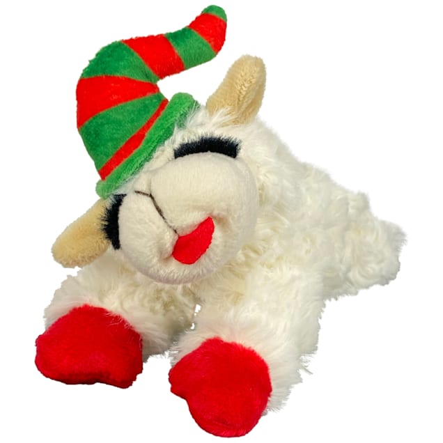 Mini lamb chop shop dog toy